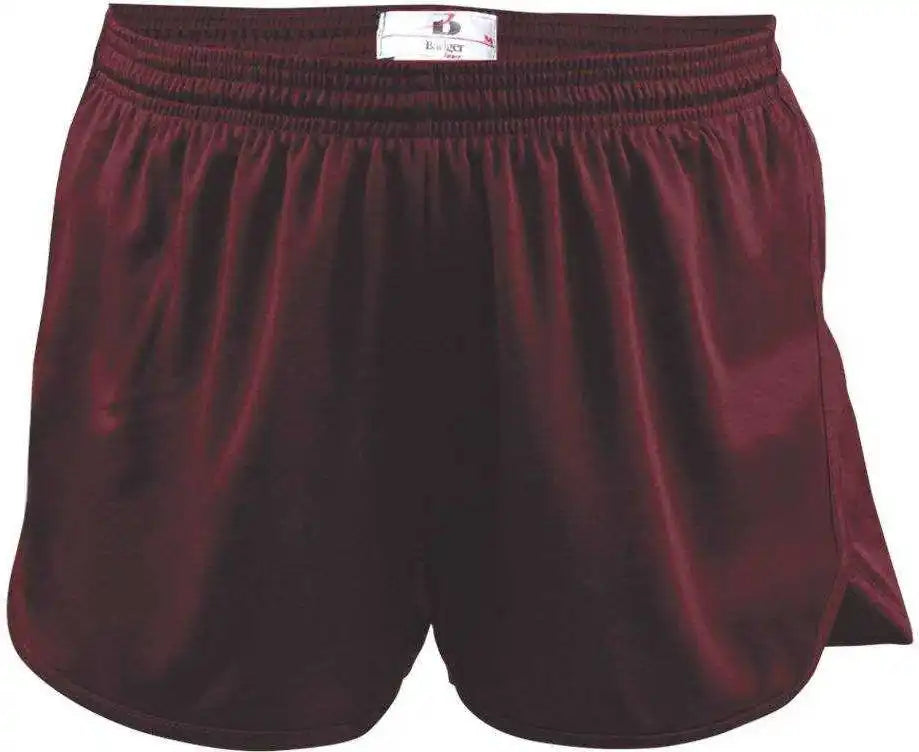 Badger Sport 7278 B-core Ladies Track Short - Maroon