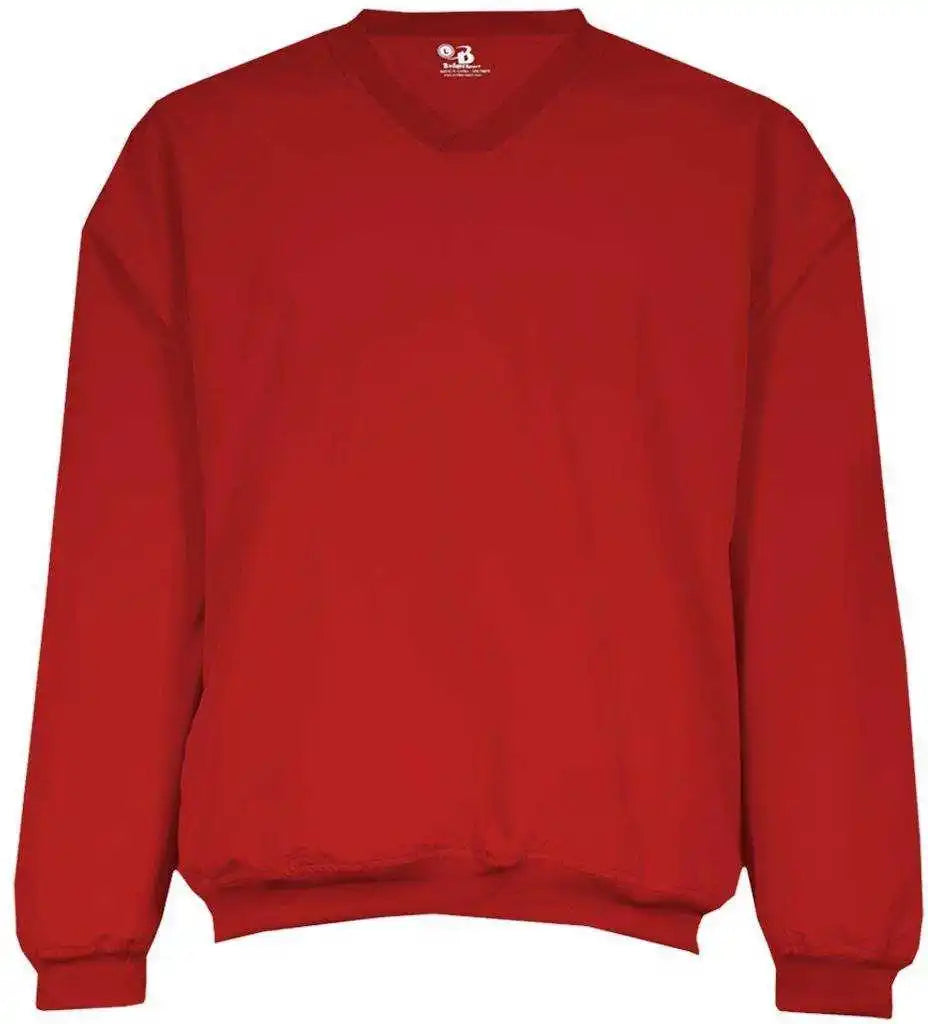 Badger Sport 7618 Microfiber Windshirt - Red