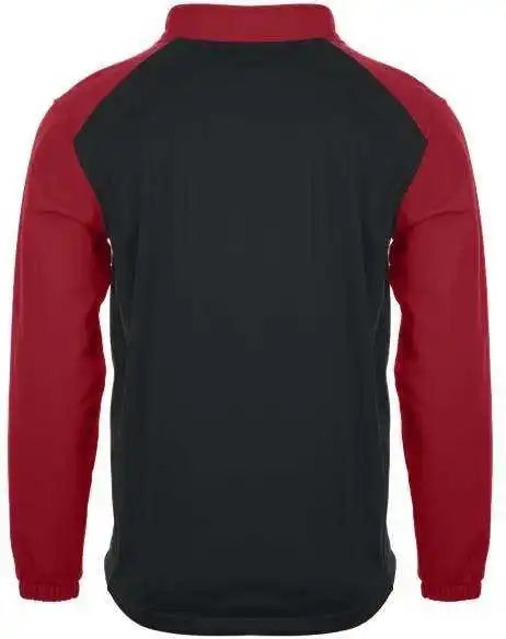Badger Sport 7650 Soft Shell Jacket - Black Red