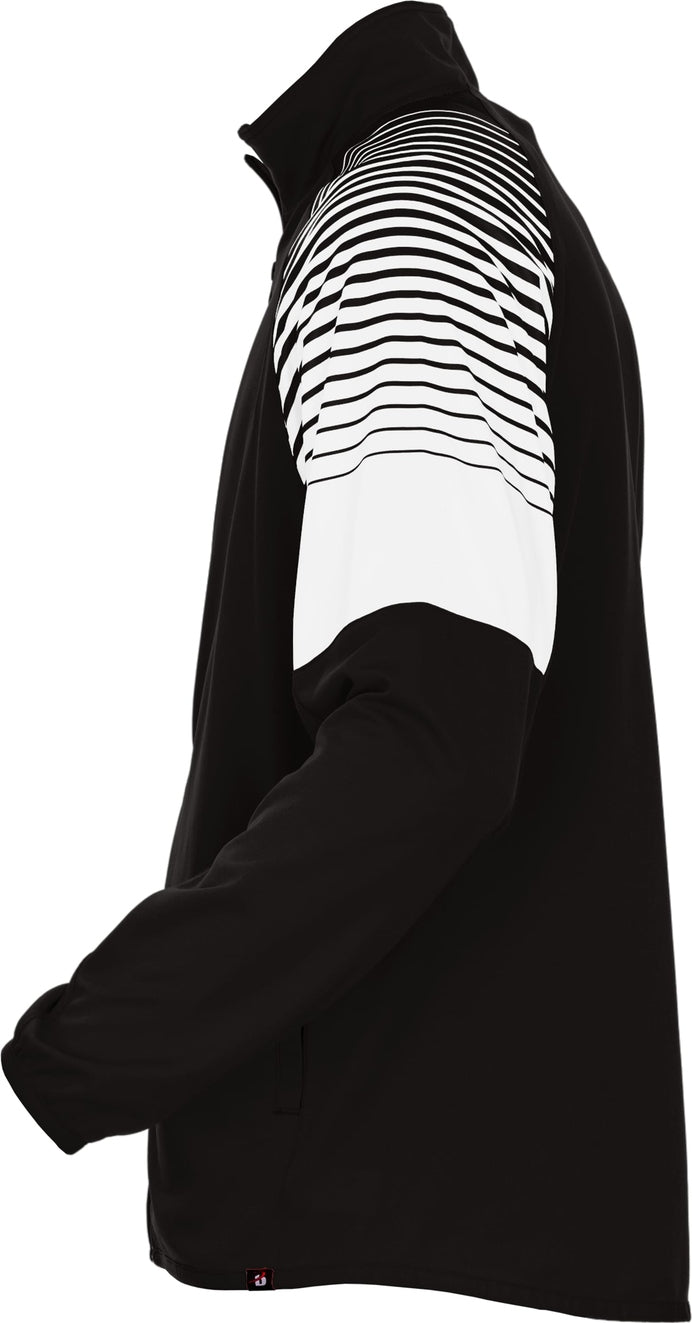 Badger Sport 7720 Lineup Outer Core Jacket - Black