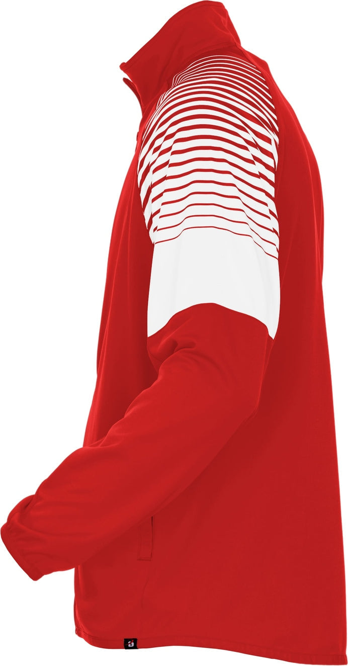 Badger Sport 7720 Lineup Outer Core Jacket - Red