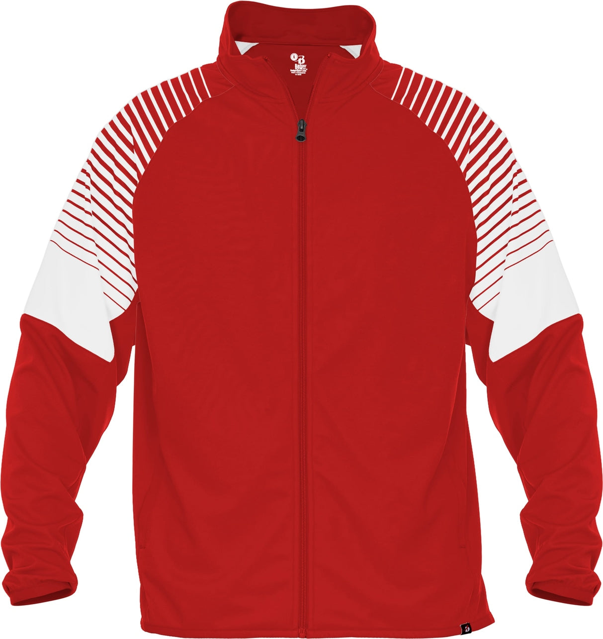 Badger Sport 7720 Lineup Outer Core Jacket - Red - Adult m