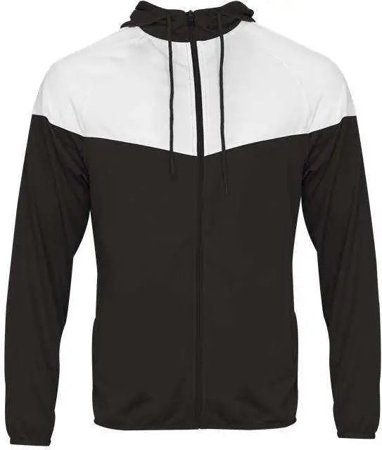 Badger Sport 772200 Sprint Outer-core Jacket - Black White