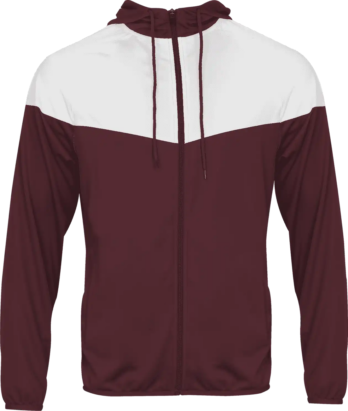 Badger Sport 772200 Sprint Outer-core Jacket - Maroon White