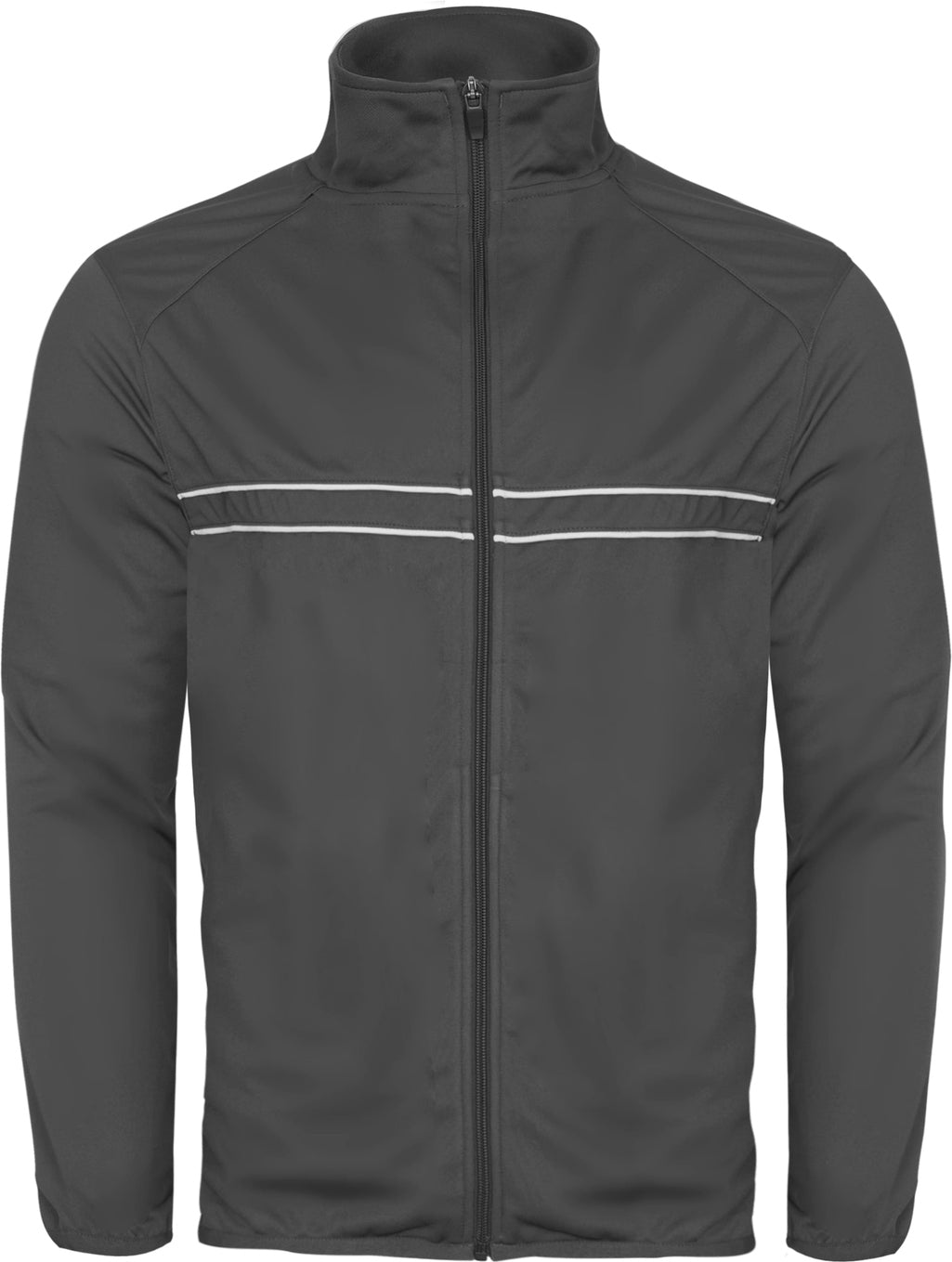 Badger Sport 7723 Wired Outer Core Jacket - Graphite White - Dark Gray / Adult Xs