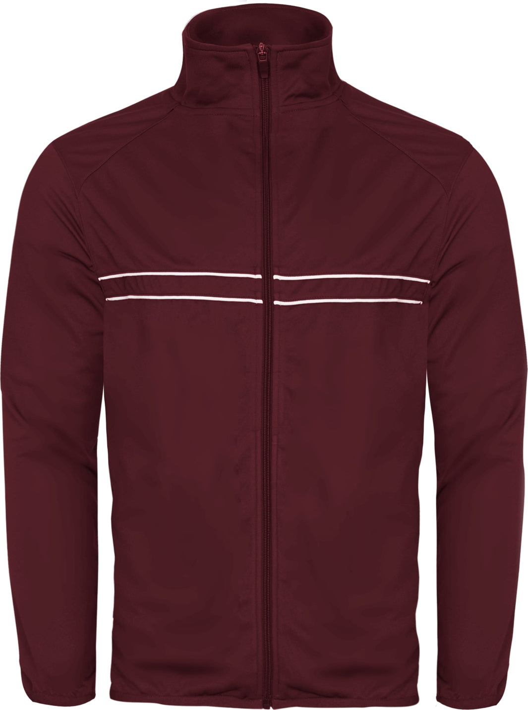 Badger Sport 7723 Wired Outer Core Jacket - Maroon White - Adult Xs