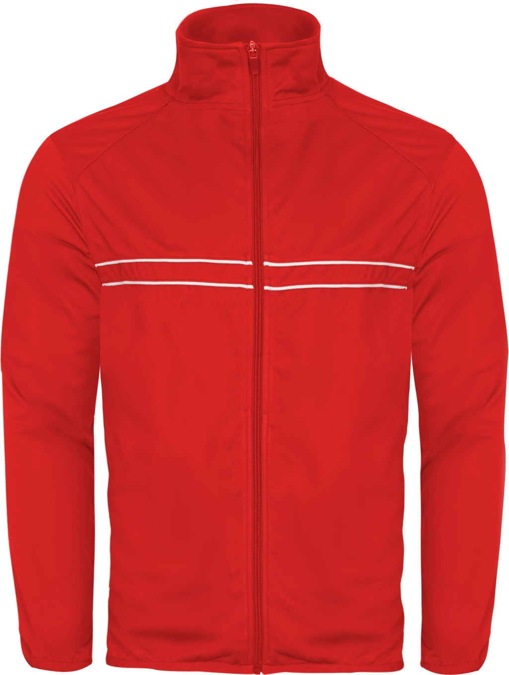 Badger Sport 7723 Wired Outer Core Jacket - Red White - Adult Xs