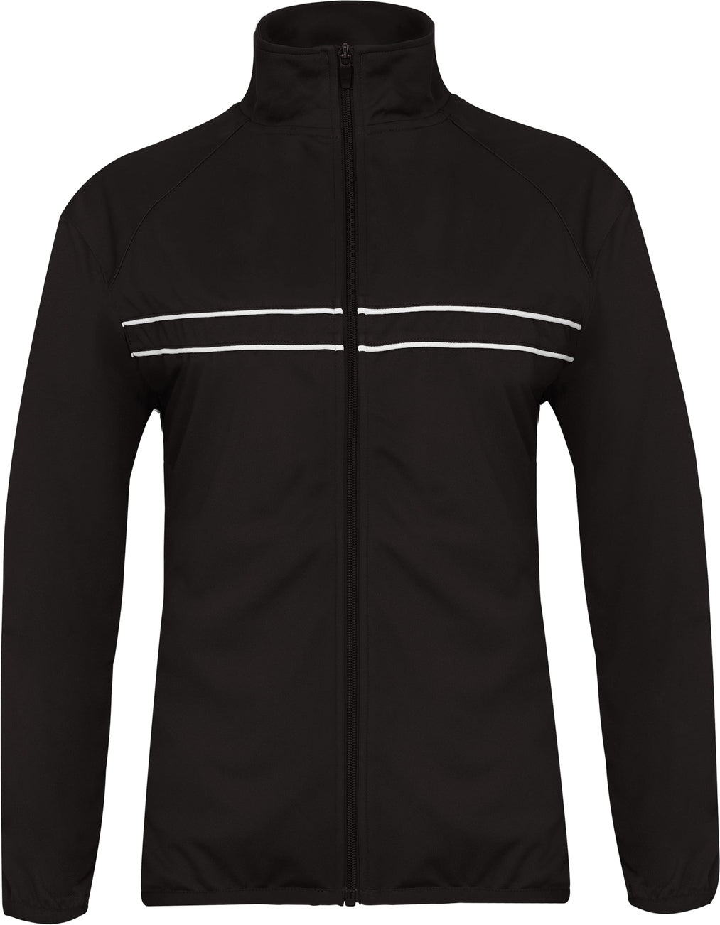 Badger Sport 7923 Wired Outer Core Womens Jacket - Black White
