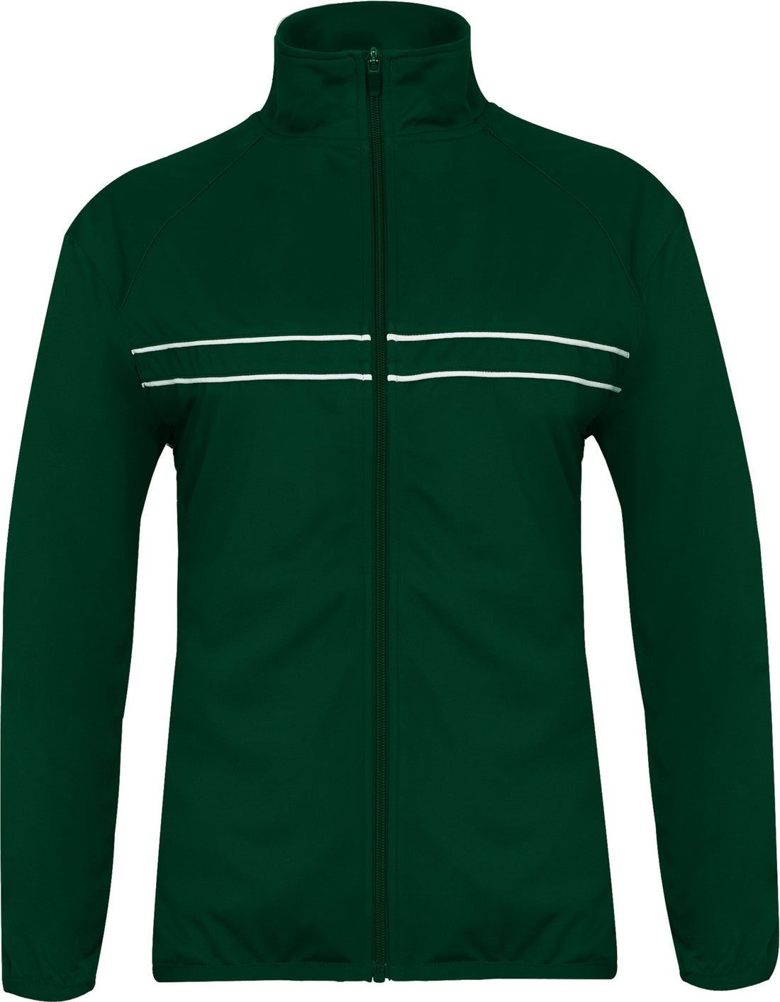 Badger Sport 7923 Wired Outer Core Womens Jacket - Forest White - Ladies Xs