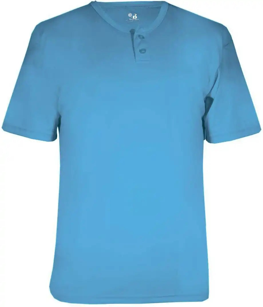 Badger Sport 7930 Adult b Core Placket Columbia Blue