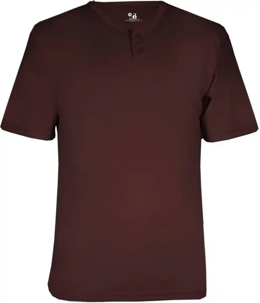 Badger Sport 7930 Adult b Core Placket Maroon