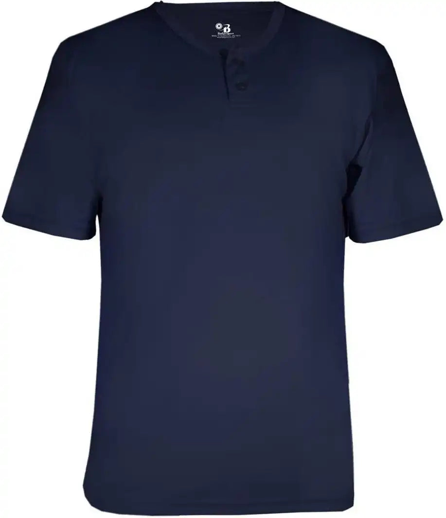 Badger Sport 7930 Adult b Core Placket Navy