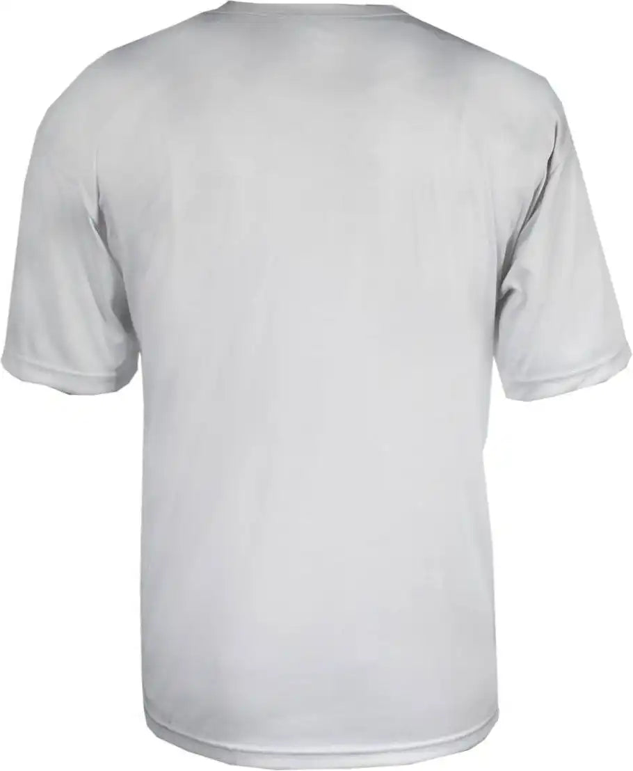 Badger Sport 7930 Adult B-core Placket - Silver