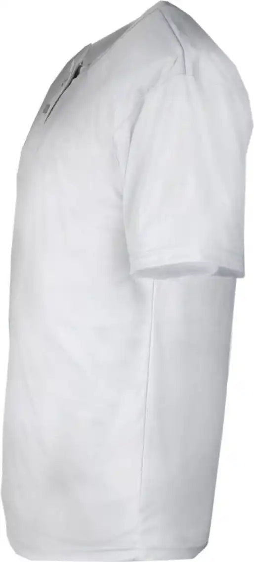 Badger Sport 7930 Adult B-core Placket - Silver