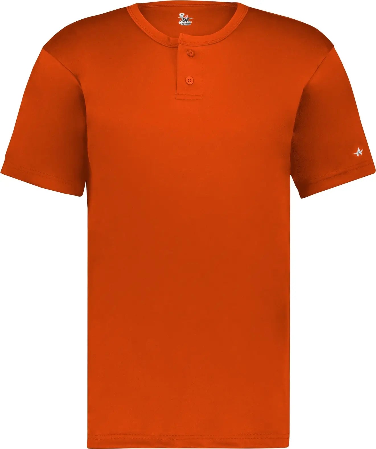Badger Sport 7930 Adult B-core Two-button Baseball Jersey- Burnt Orange - s