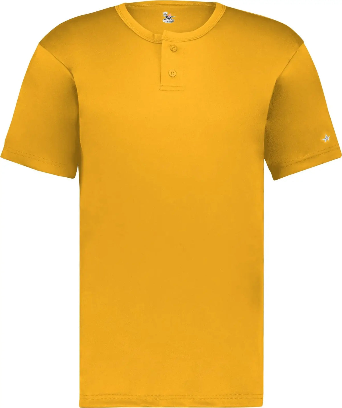 Badger Sport 7930 Adult B-core Two-button Baseball Jersey- Gold