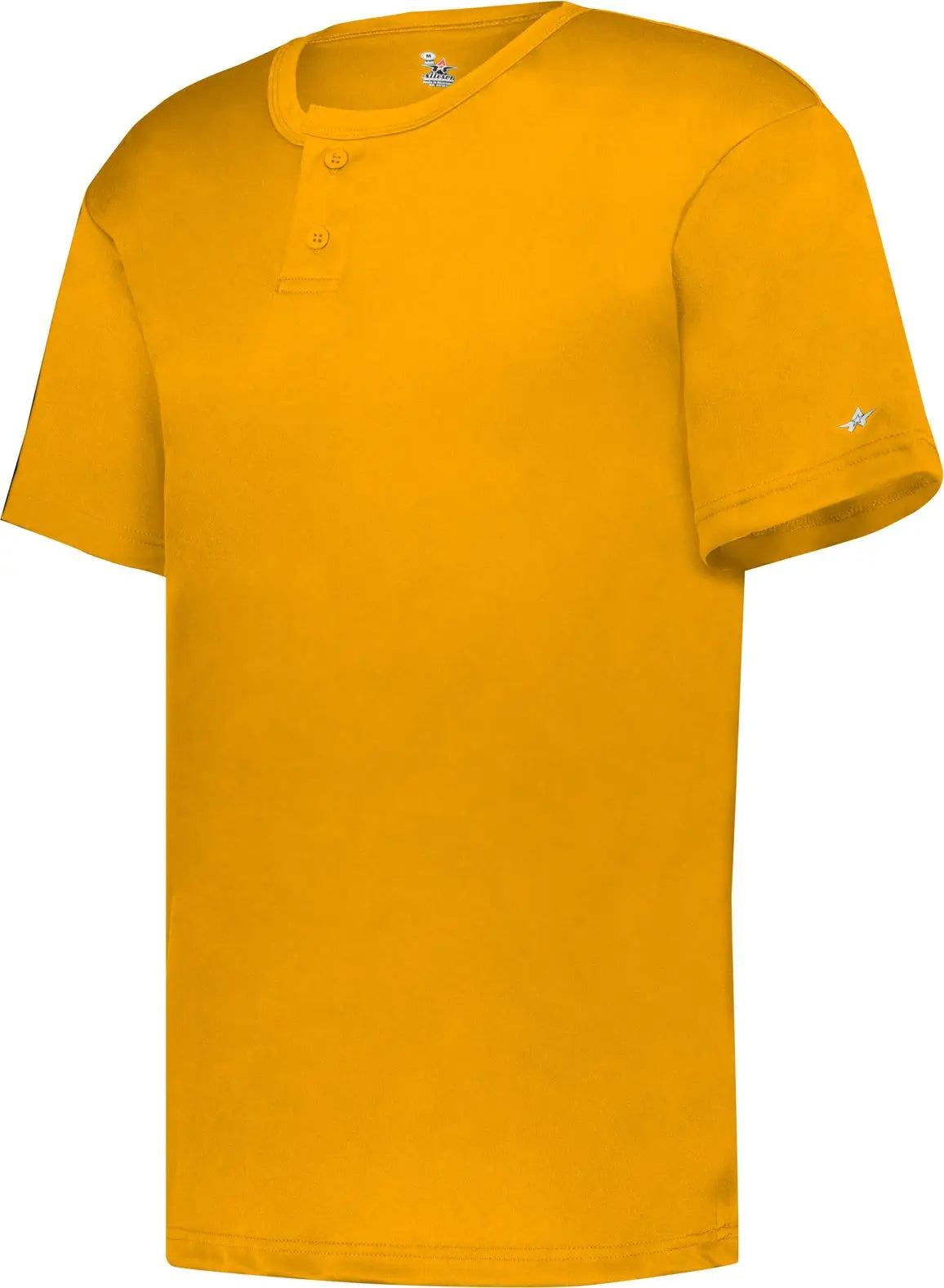 Badger Sport 7930 Adult B-core Two-button Baseball Jersey- Gold - s