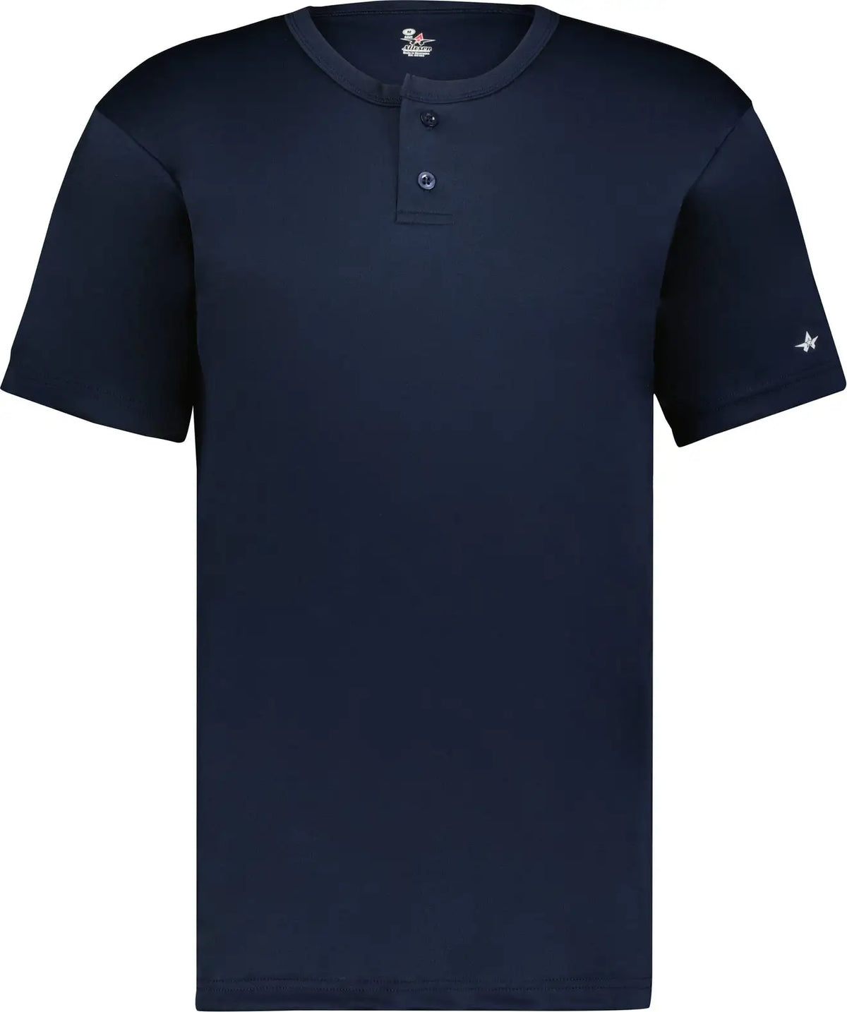 Badger Sport 7930 Adult B-core Two-button Baseball Jersey- Navy