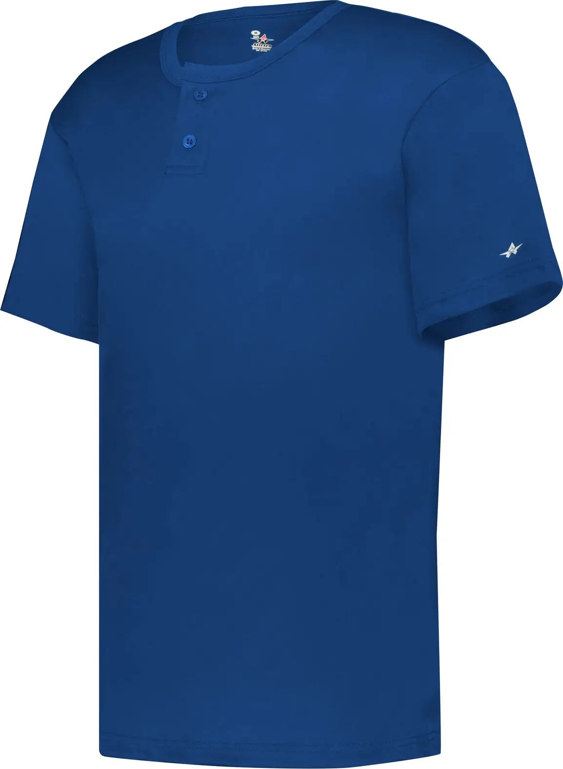 Badger Sport 7930 Adult B-core Two-button Baseball Jersey- Royal - s