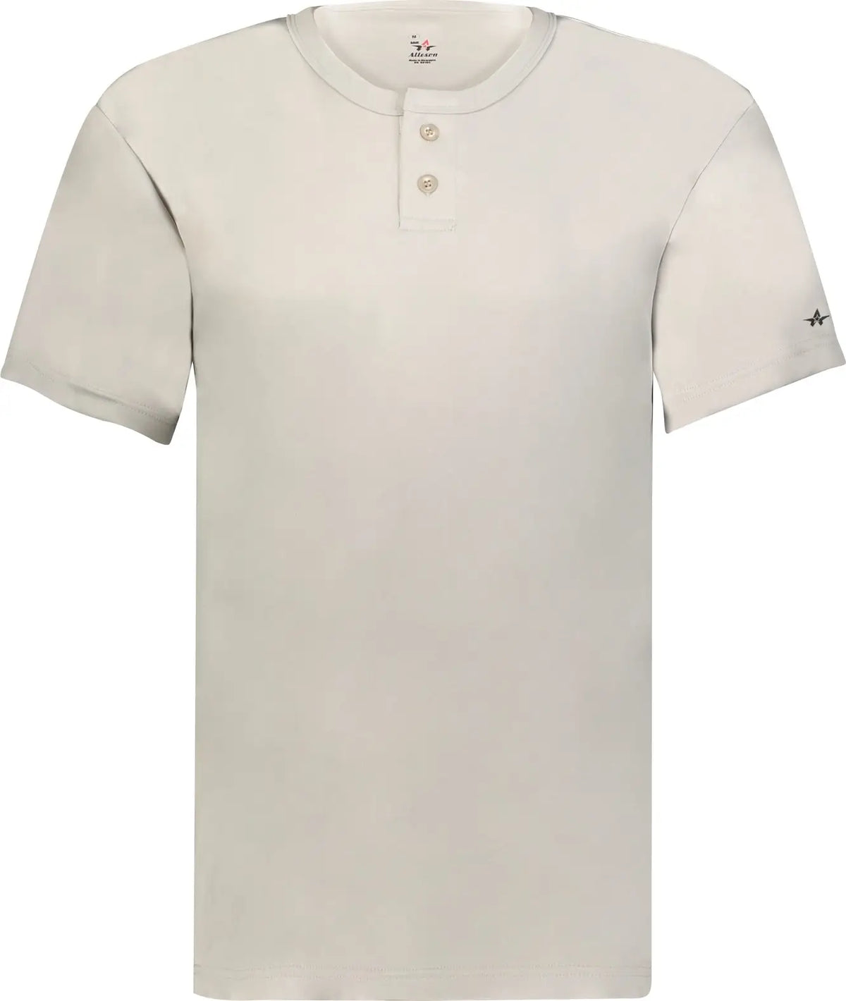 Badger Sport 7930 Adult B-core Two-button Baseball Jersey- Silver