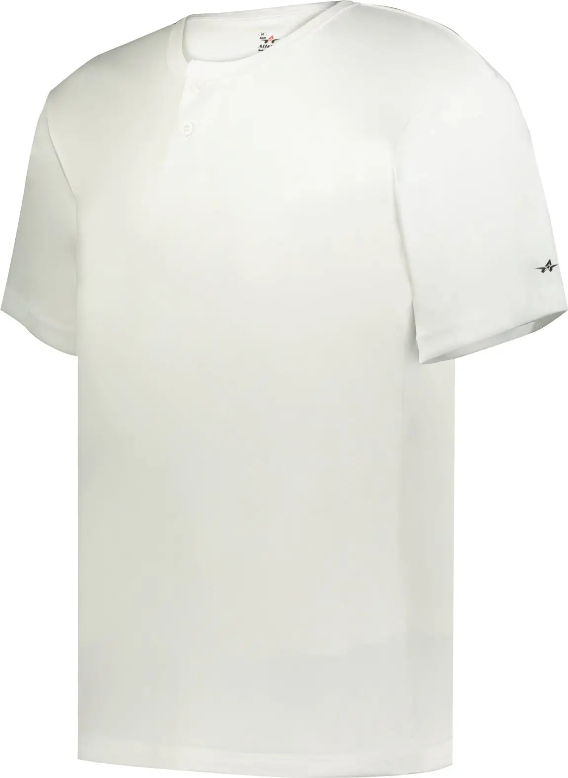 Badger Sport 7930 Adult B-core Two-button Baseball Jersey- White - s