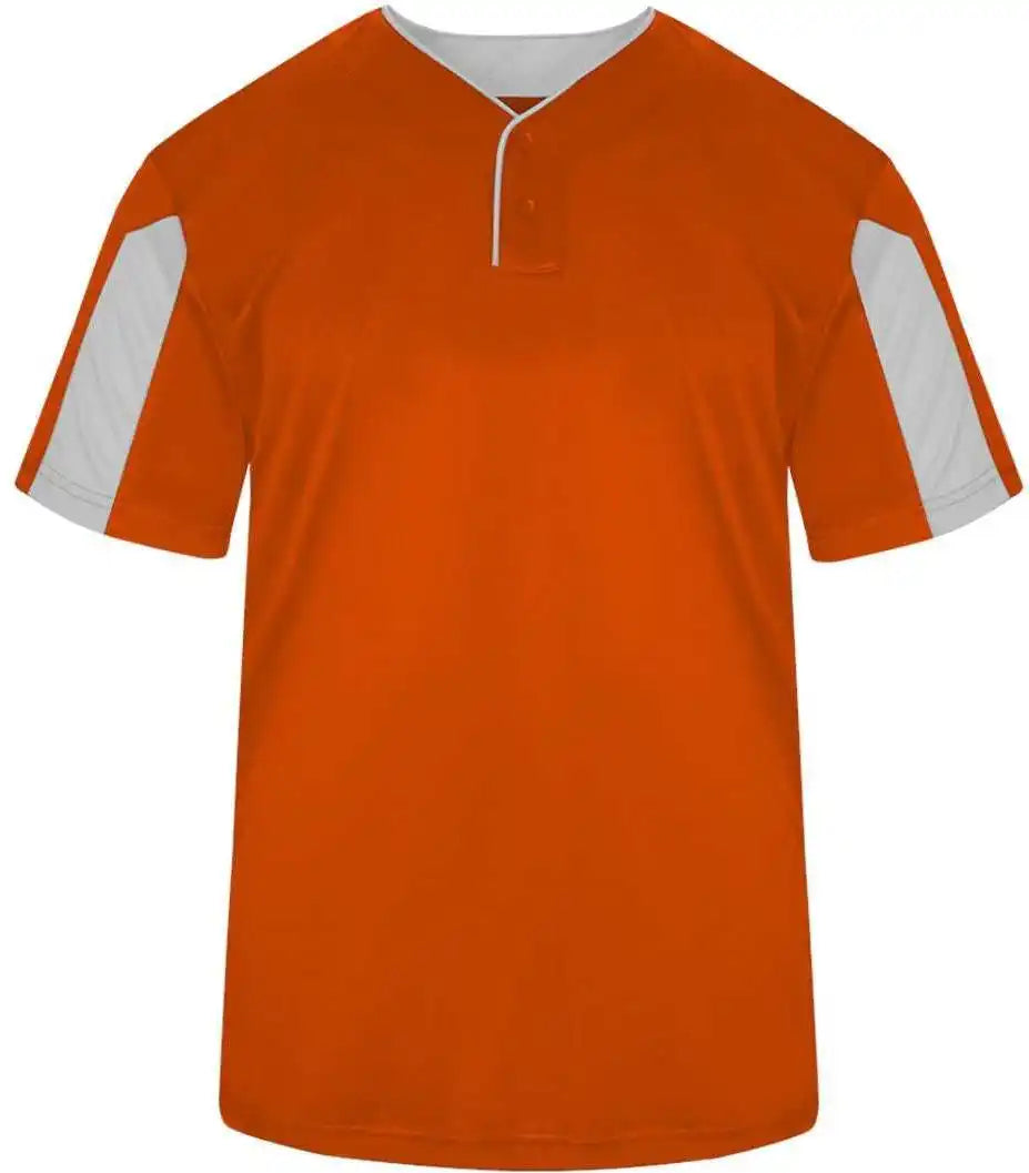 Badger Sport 7976 Striker Placket Orange White