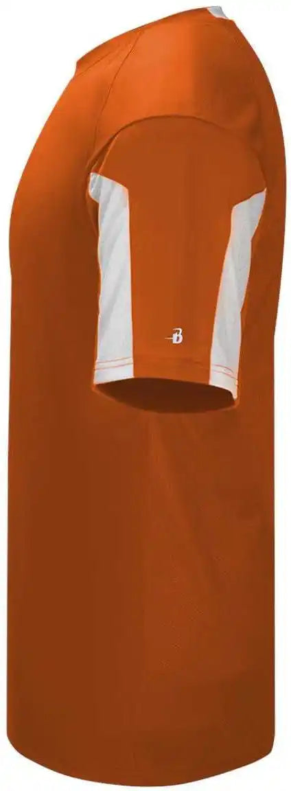 Badger Sport 7976 Striker Placket Orange White
