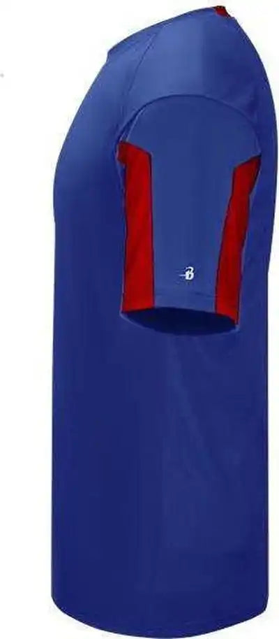 Badger Sport 7976 Striker Placket Royal Red