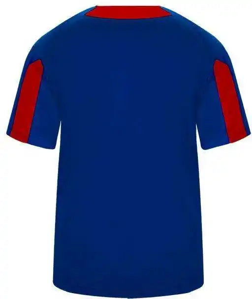 Badger Sport 7976 Striker Placket Royal Red