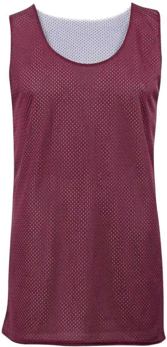 Badger Sport 8529 Mesh Reversible Tank - Cardinal White