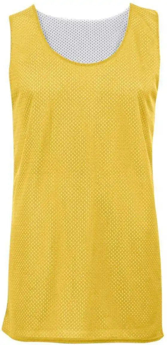 Badger Sport 8529 Mesh Reversible Tank Gold White