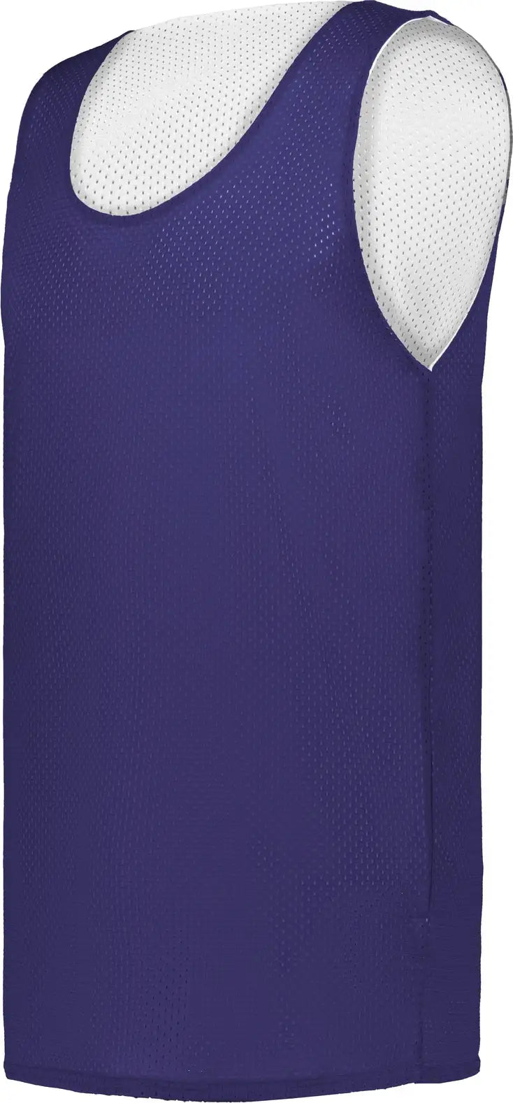 Badger Sport 852900b Mesh Reversible Jersey - Purple White - Adult s