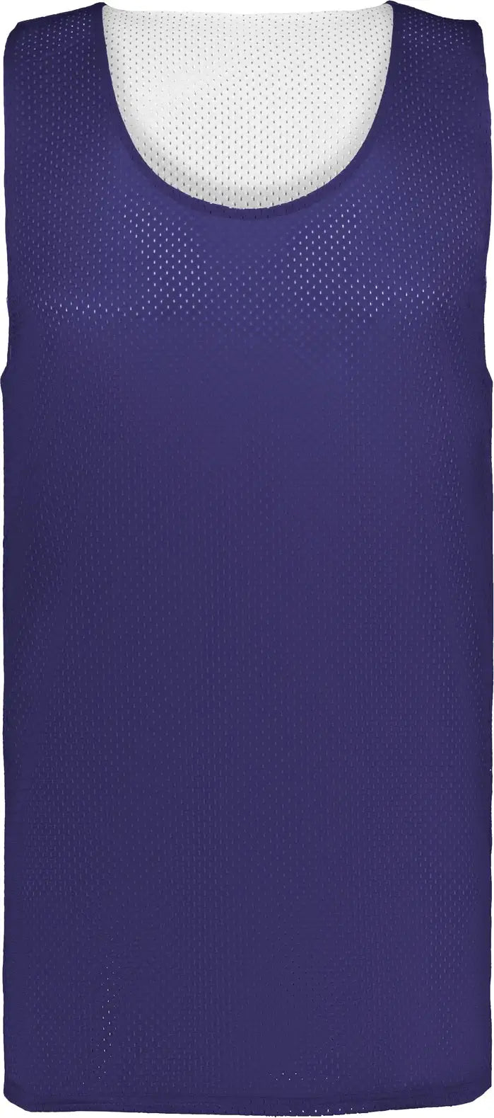 Badger Sport 852900b Mesh Reversible Jersey - Purple White - Adult s