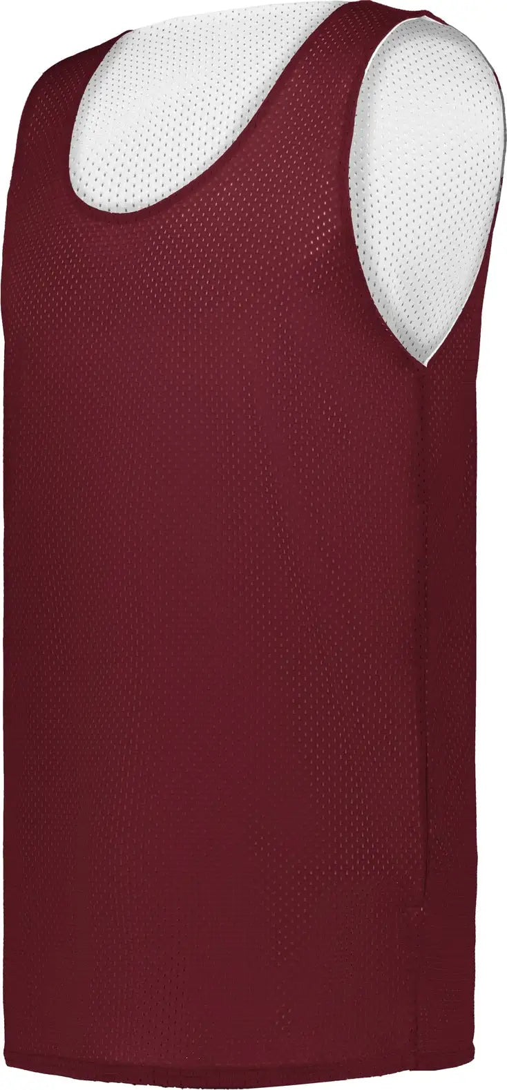 Badger Sport 8529b Mesh Reversible Jersey - Cardinal White - Adult s