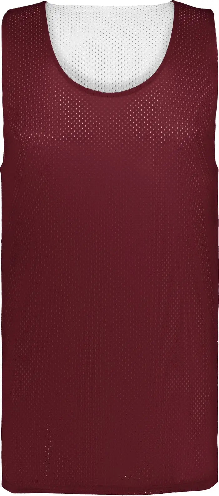 Badger Sport 8529b Mesh Reversible Jersey - Cardinal White