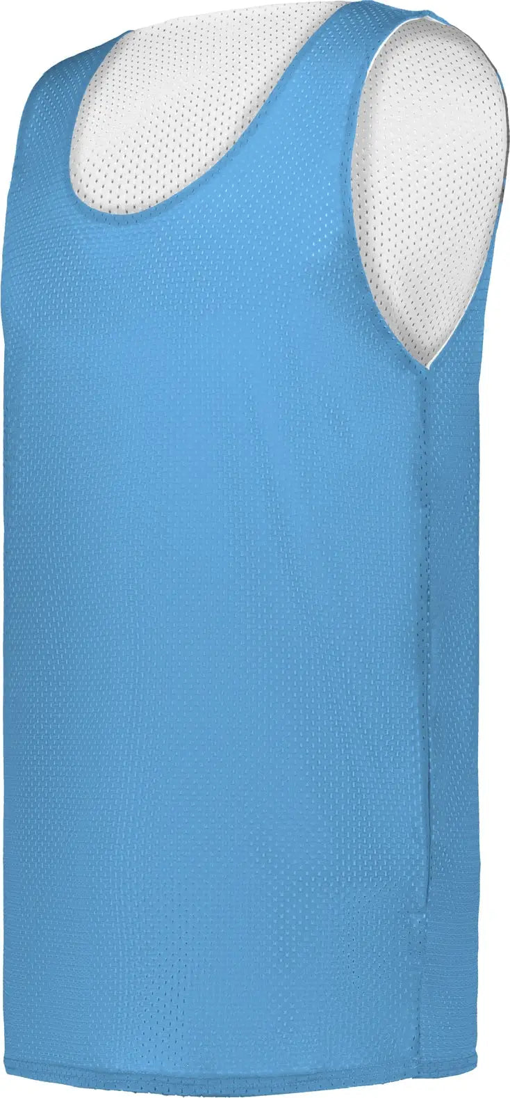 Badger Sport 8529b Mesh Reversible Jersey - Columbia Blue White - Adult s