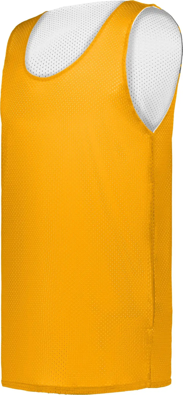 Badger Sport 8529b Mesh Reversible Jersey - Gold White - Adult s