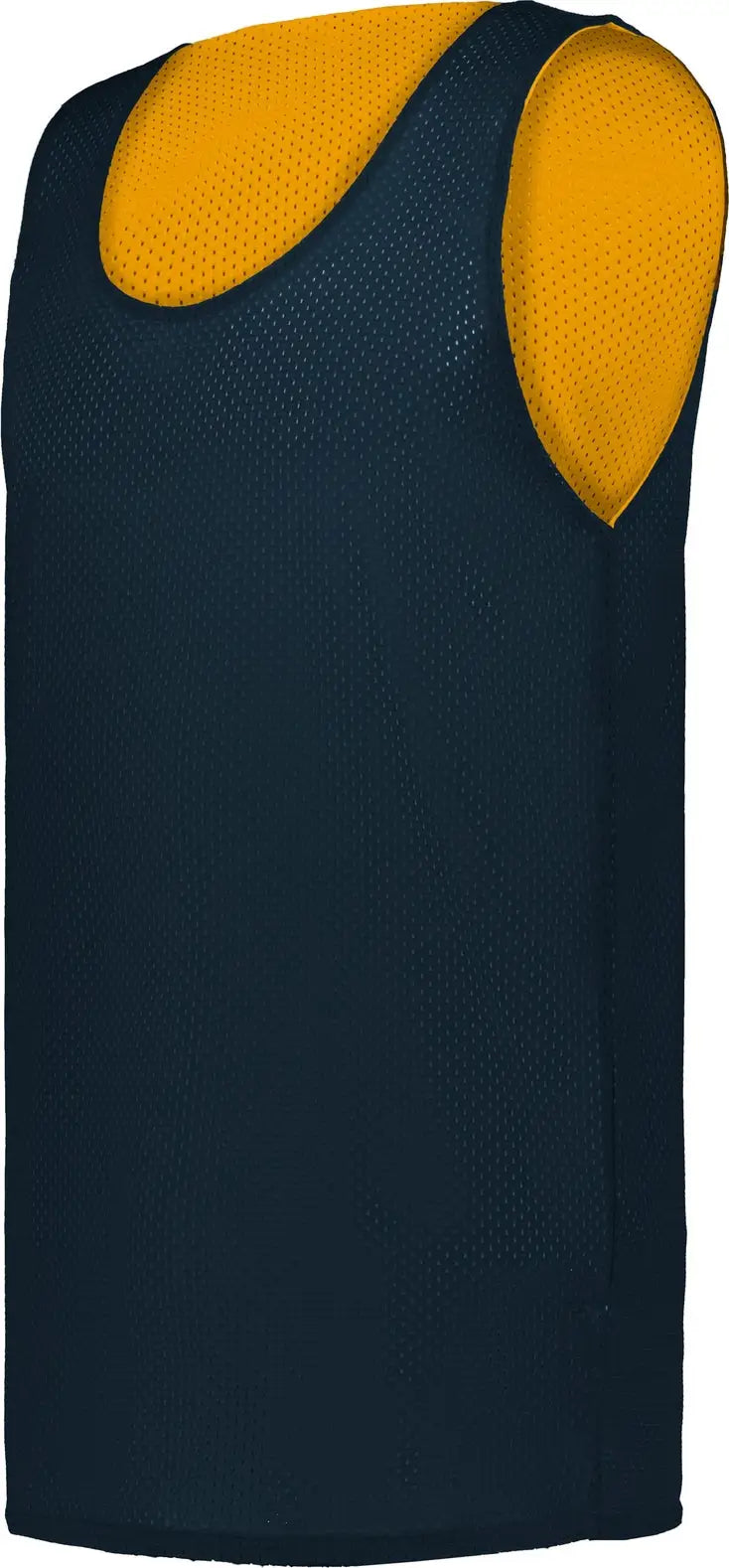 Badger Sport 8529b Mesh Reversible Jersey - Navy Gold - Adult s