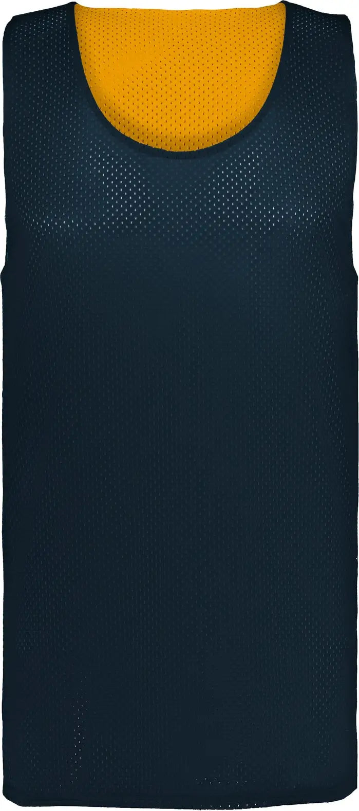 Badger Sport 8529b Mesh Reversible Jersey - Navy Gold - Adult s
