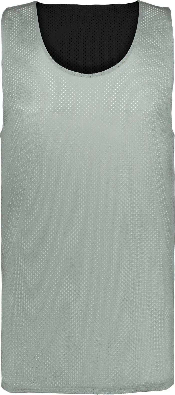 Badger Sport 8529b Mesh Reversible Jersey - Silver Black - Adult s