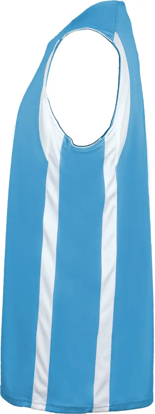 Badger Sport 8551 B-slam Reversible Tank - Columbia Blue White