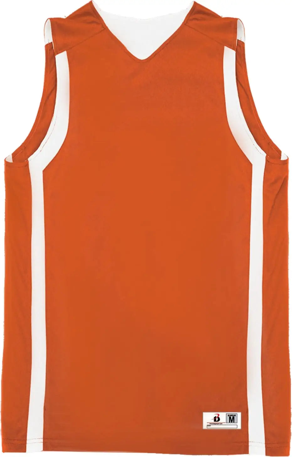 Badger Sport 855100 B-slam Rev. Tank - Burnt Orange White