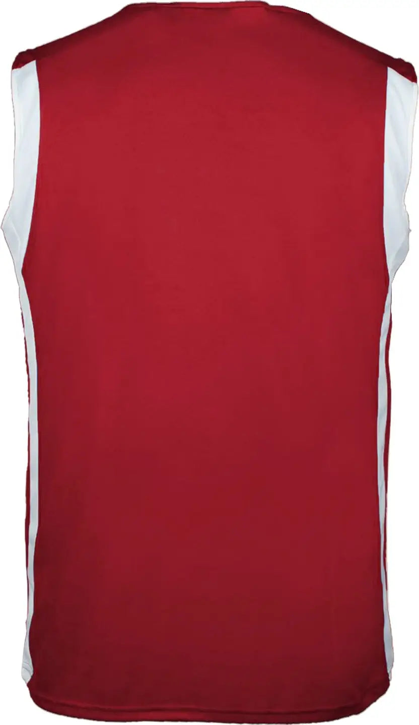 Badger Sport 855100 B-slam Rev. Tank - Red White