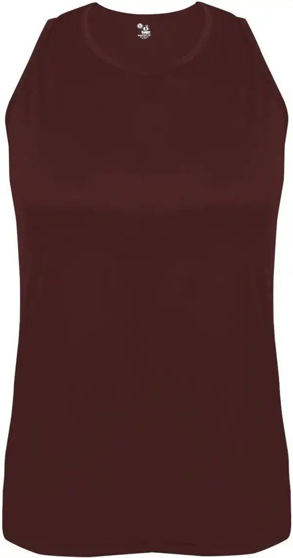 Badger Sport 8962 b Core Ladies Singlet Maroon