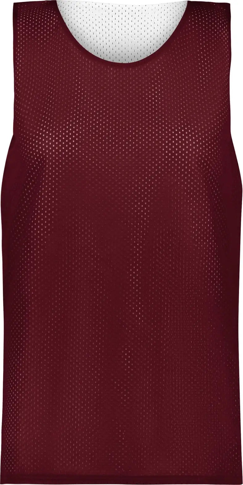 Badger Sport 8978 Ladies Mesh Reversible Jersey - Cardinal White - Xs