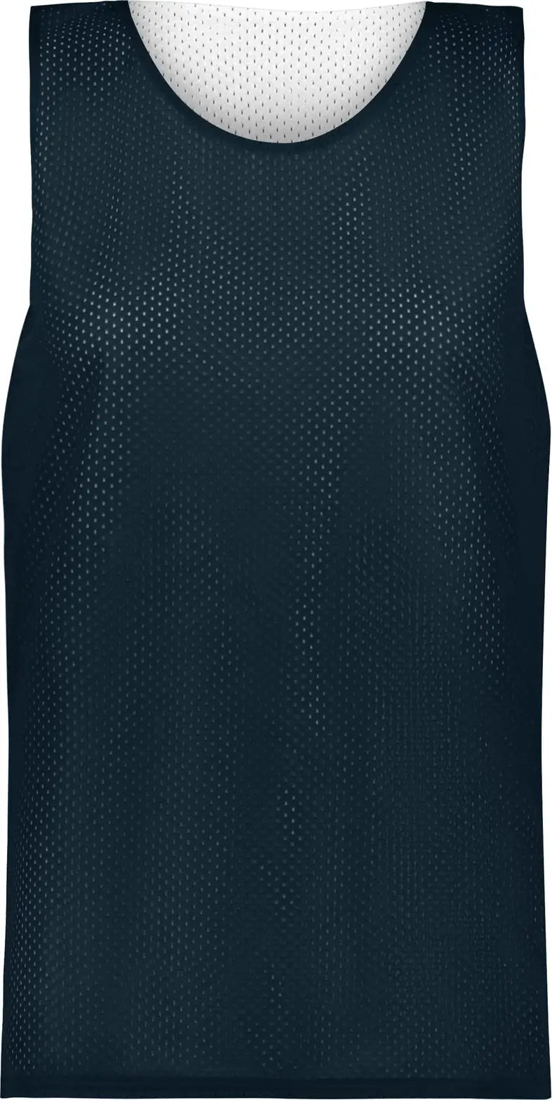 Badger Sport 8978 Ladies Mesh Reversible Jersey - Navy White - Xs