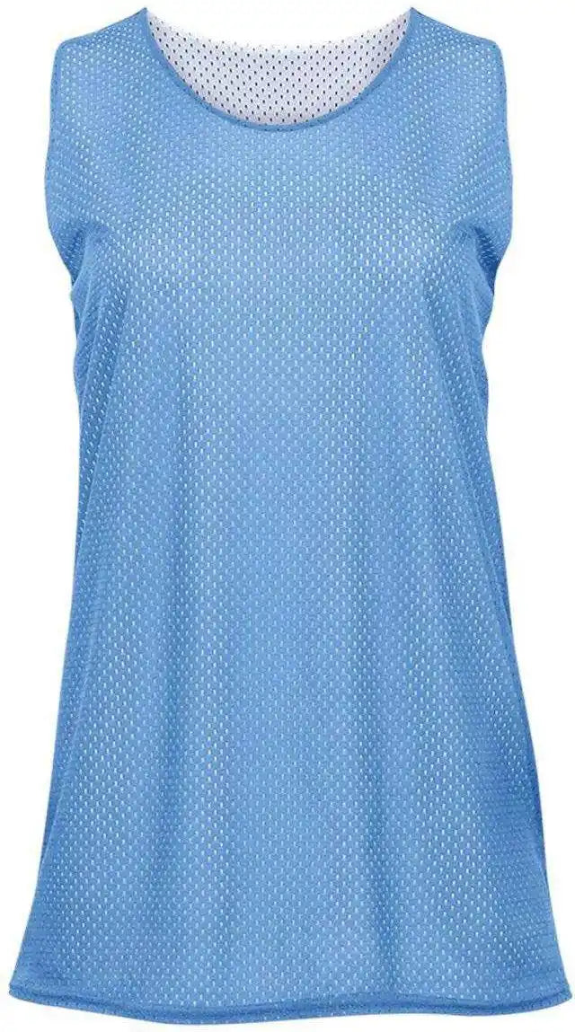 Badger Sport 8978 Ladies Reversible Tank - Columbia Blue White