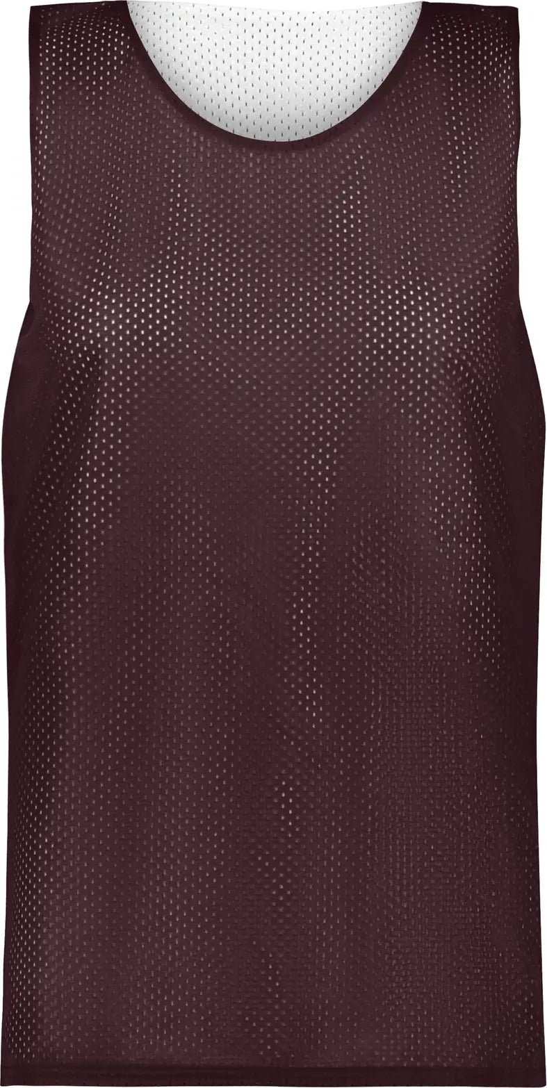 Badger Sport 897800 Ladies Mesh Reversible Jersey - Maroon White - Xs
