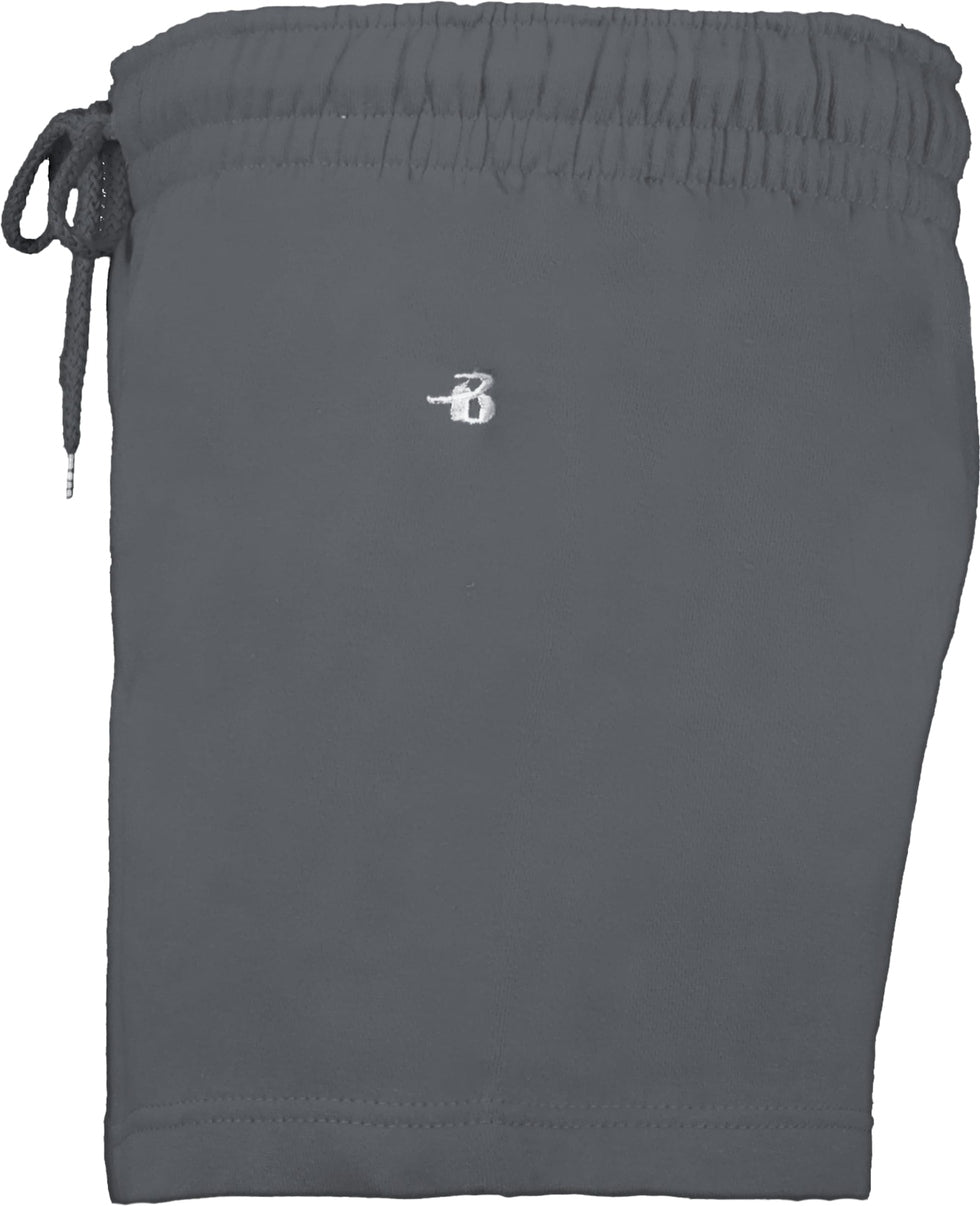 Badger Sportswear 120300 Ladies Athletic Fleece Shorts - Heather Charcoal (ba)