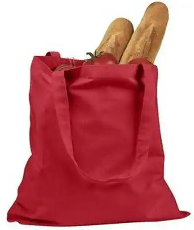 Bagedge Be007 6 Oz Canvas Promo Tote - Red
